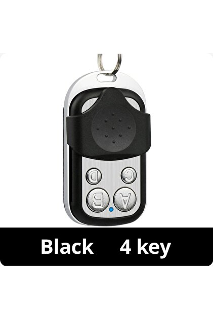 black No 433MHz Remote Control 4CH Car Key Garage Door Gate Opener Duplicator Universal Copy Garage