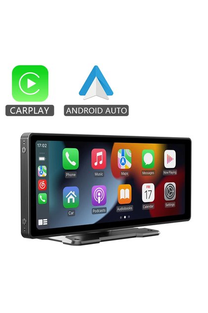 شاشة فقط 10.26 بوصة مرآة سيارة راديو مشغل فيديو متعدد الوسائط عالمي لاسلكي Carplay Android Auto