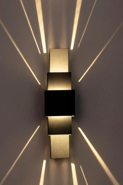 Orbit Series Outdoor Led Sconce Lighting - Black