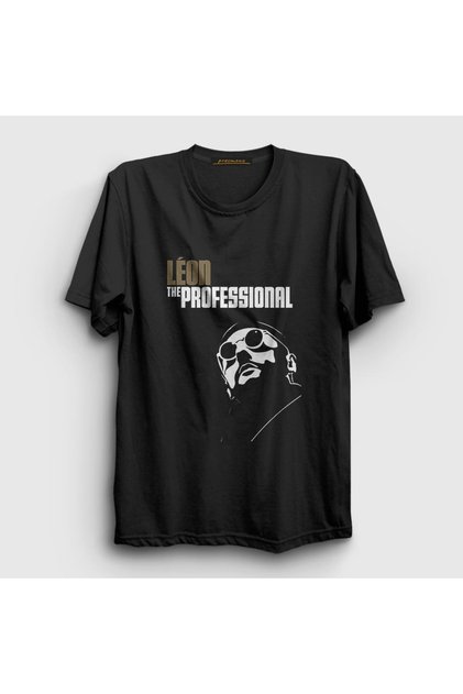 Unisex Black Cover Movie Leon T-shirt246861tt