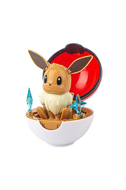 06 Pokemon Transformation Cartoon Model Pokeball Pikachu Toys Scalable Anime Figure Dolls Model Orna