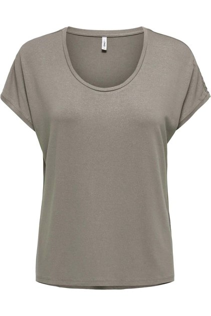 Onlcarrie S/S Glitter Top Jrs Women's T-Shirt Brown (15315976)