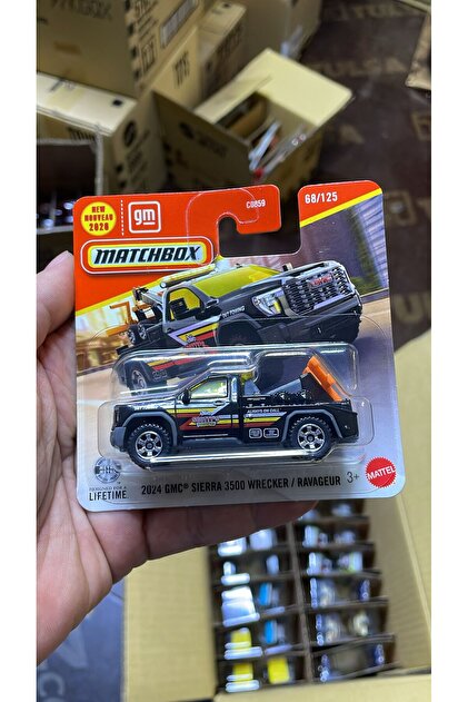 HOT WHEELS 2024 GMC Sierra 3500 Wrecker 1:64 Çekici Tow Truck