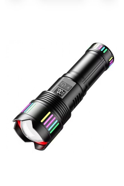 Lanternă metalică profesională cu rază de acțiune 3000m si acumulator 35.200mAh CB-802-1