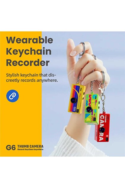 G6 THUMB CAMERA 3個セット beemen G6 Thumb Camera Mini Anahtarlık Kamera 1080P HD Video