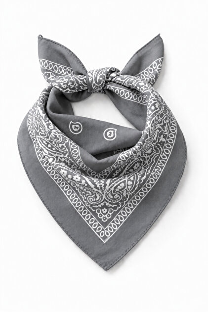 Women's Ethnic Patterned 100% Cotton Bandana Scarf Multi-Purpose Hair Neck Wrist Accessory