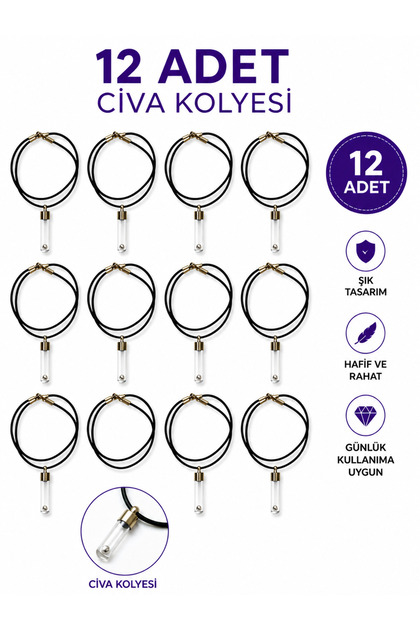 Original Mercury Necklace 12 Pieces Evil Eye Necklace