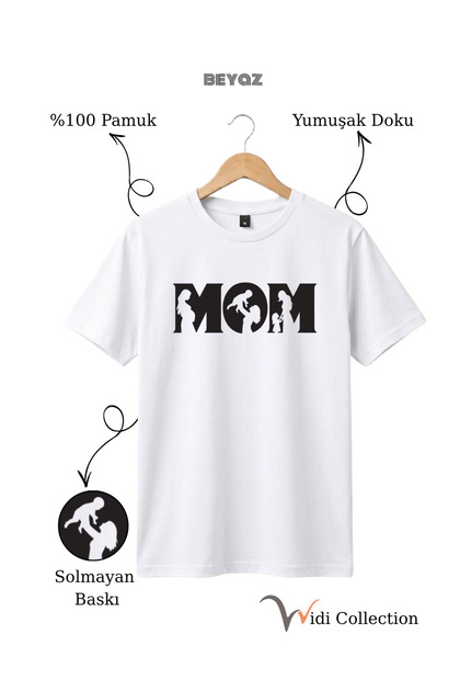 Mom Mother's Day Themed 100% Cotton Regular Fit T-Shirt