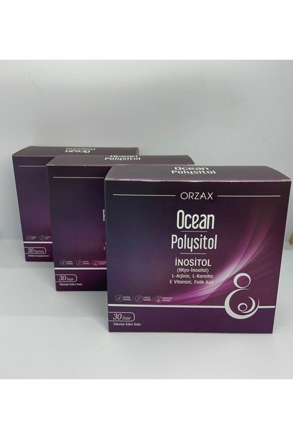 Ocean Polysitol Inositol 30 Sachets Food Supplement 3 Pieces