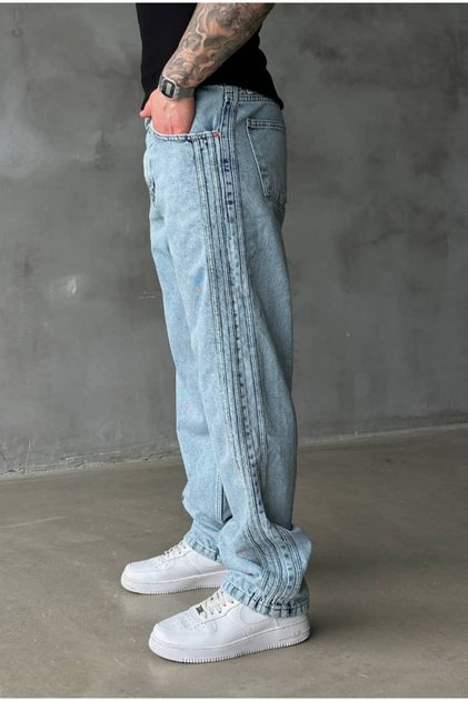 Şerit Detaylı Premium Baggy Pantolon