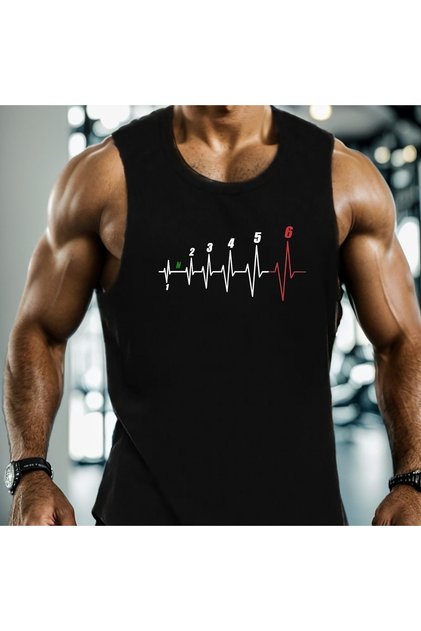 Men's oversized crew neck sleeveless t-shirt - longline