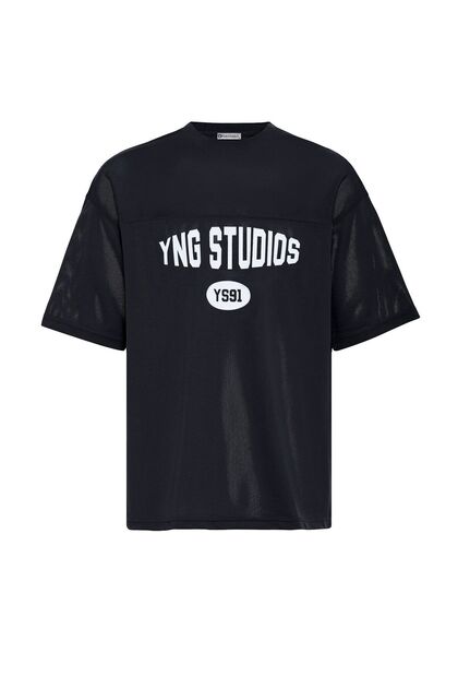Oversize printed jersey t-shirt