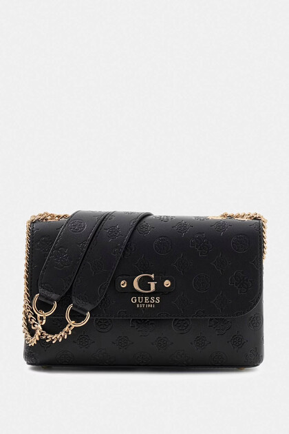 Guess Dıta Convertıble Xbody Flap Siyah Kadın Omuz Çantası