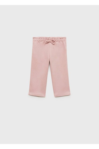 Adjustable Drawstring Cotton Trousers