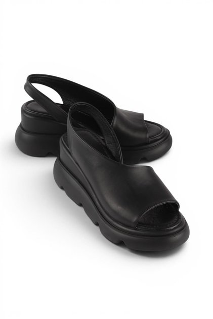 Wera Genuine Leather Women's Wedge Heel Sandals