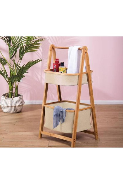 bambu iki katlı organizer