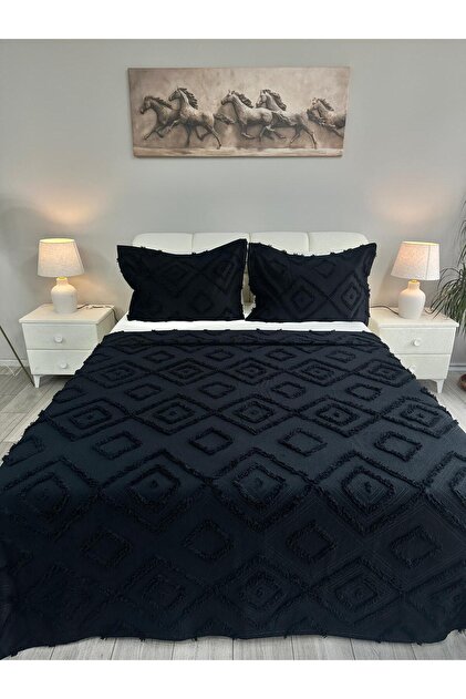 D'NISS HOME İskandinav Jasmin 3 Parça Çift Kişilik Yatak Örtüsü ...