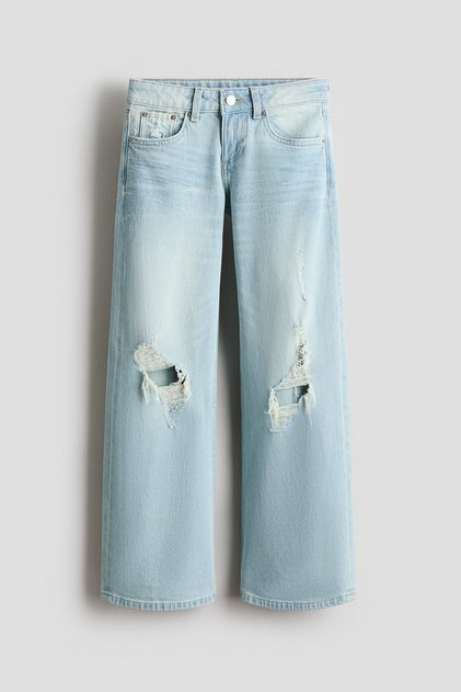Wide Leg Low Jeans