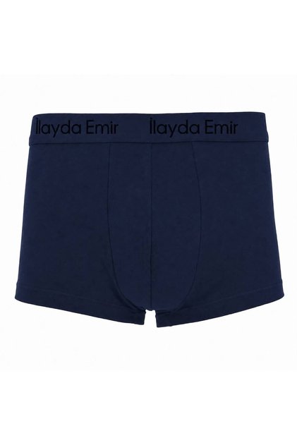 Men's Boxer Cotton Lycra Flexible Waist Elastic Smoked Boxer Briefs