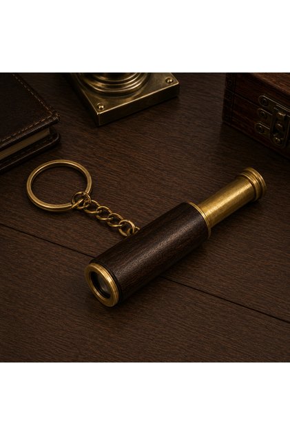 Brass Sailor Themed Keychain – Nostalgic Metal Keychain with Various Models
