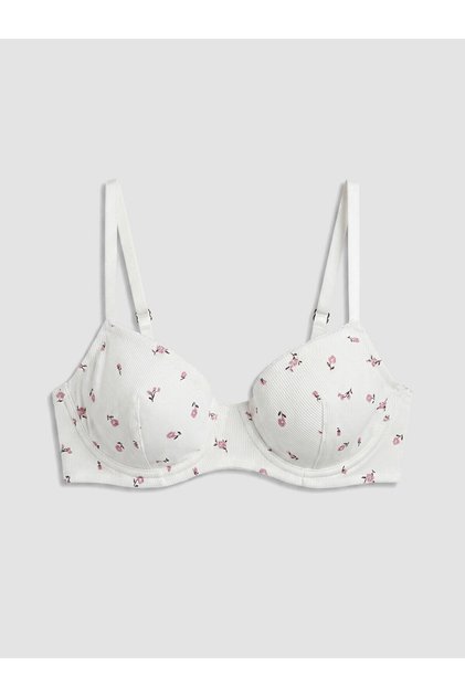 Seray New Season Non-wired Unpadded Floral Triangle Bra