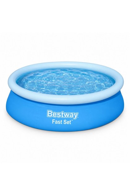 Piscina gonflabila Easy Set, dimensiune 244 x 66 cm, instalare rapida si usoara, material PVC rezistent, ideala pentru familie