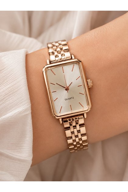 Women's Wristwatch Rose Gold Color Casual and Stylish Combination Gift Boxed