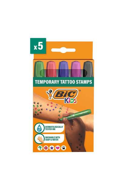 Set 5 stampile pentru tatuaje temporare, Kids