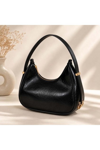 Aurea Black Women's Shoulder Bag | Stylish Daily Bag