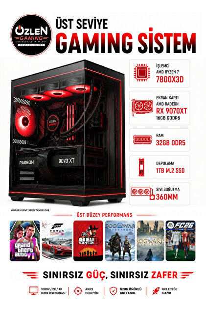 Vural Elektronik RYZEN 7 5700X-RTX 5060 8 GB-16 GB RAM-500 GB M2