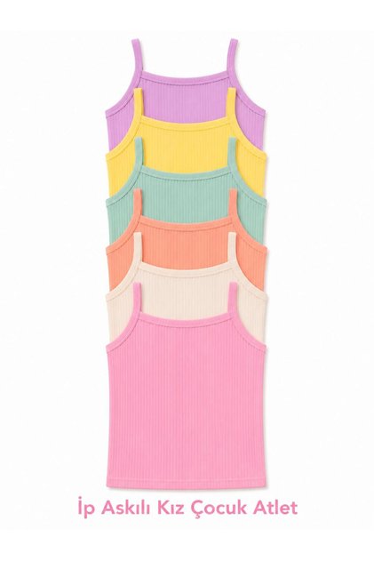Girls' Briefs Ribbed Vibrant Colors Cotton Skin-Friendly