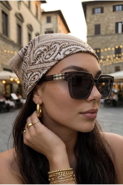 Bias Borb Smoked Gray Gradient Ultra Light Uv400 Filtered Women's Sunglasses