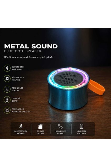 Metal Mini Bluetooth Hoparlör