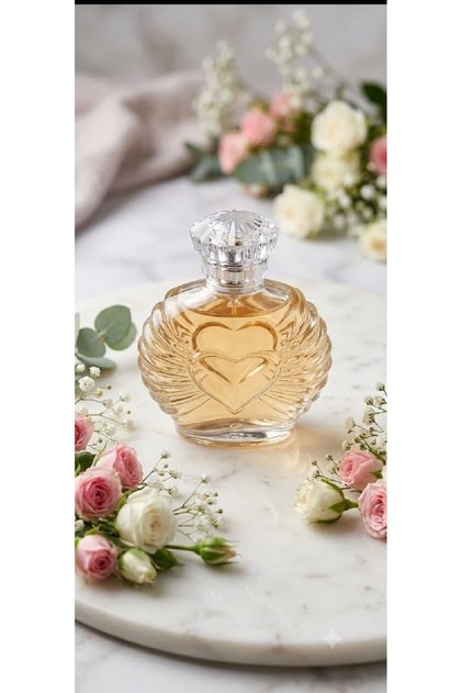 kolonya şişesi kalp model 10 adet 50 ml