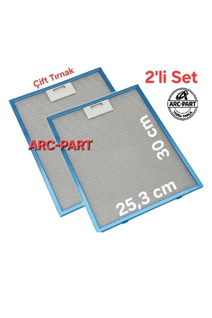 BEKO AD61420 B METAL FİLTRE 25x30 cm (Çift tırnak)