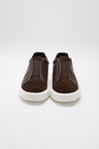 Suede Sneakers Dark Brown