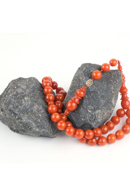 Squeeze Amber Original Masterpiece Handcrafted Signature Sphere Cut 11.5mm Prayer Beads