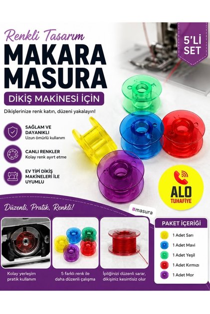 MASURA RENKLİ EV TİPİ 5 adet