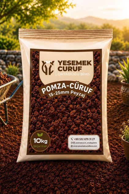Ponza Taşı - Curuf - Peyzaj 20 Lt 15-25 mm Kahverengi