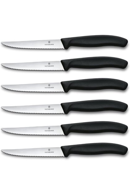 Mutfak 6'lı Steak Biftek Bıçağı Siyah 6.7233.6