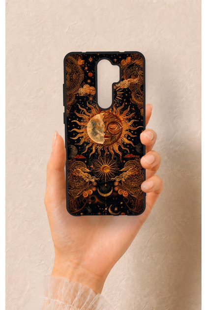 Redmi Note 8 Pro Compatible Mystic Sun Pattern Silicone Case