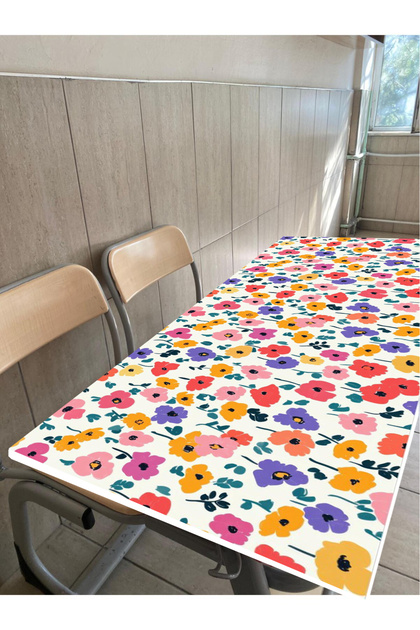 Elastic School Desk Cover 110X40 cm | Washable, Durable, Polyester Stain-Resistant Fabric