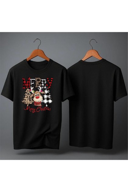 Christmas Printed Oversize T-Shirt
