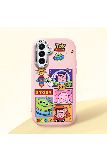 Pink Silicone Case with Shock-Absorbing Camera Protection Compatible with Samsung Galaxy A17 4G/5G