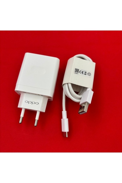 EU with Cable OPPO 33W Max Supervooc Fast Power Wall Charging Adapter 1M USB Type C Quick Charge Cab