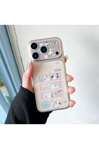 iPhone17 Pro Max pet 013 Cute Cartoon Animal Series Scratch-resistant Frosted Back Film Sticker for