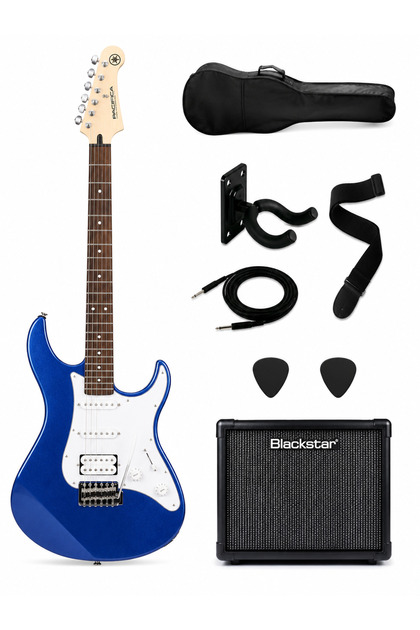 Pacifica 012 DBM (Dark Blue Metallic) Elektro Gitar Set