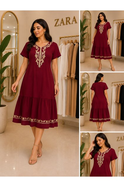 Fashionable Midi Dress