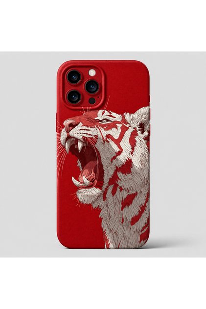 iPhone 12/12 PRO Uyumlu Desenli Kırmızı Lansman Telefon Kılıfı K177