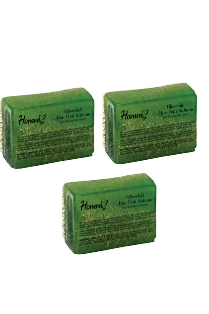 Homm Life Glycerin Aloe Vera Soap - 3 Pieces